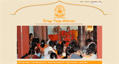 Desktop Screenshot of kriyayogashram.net